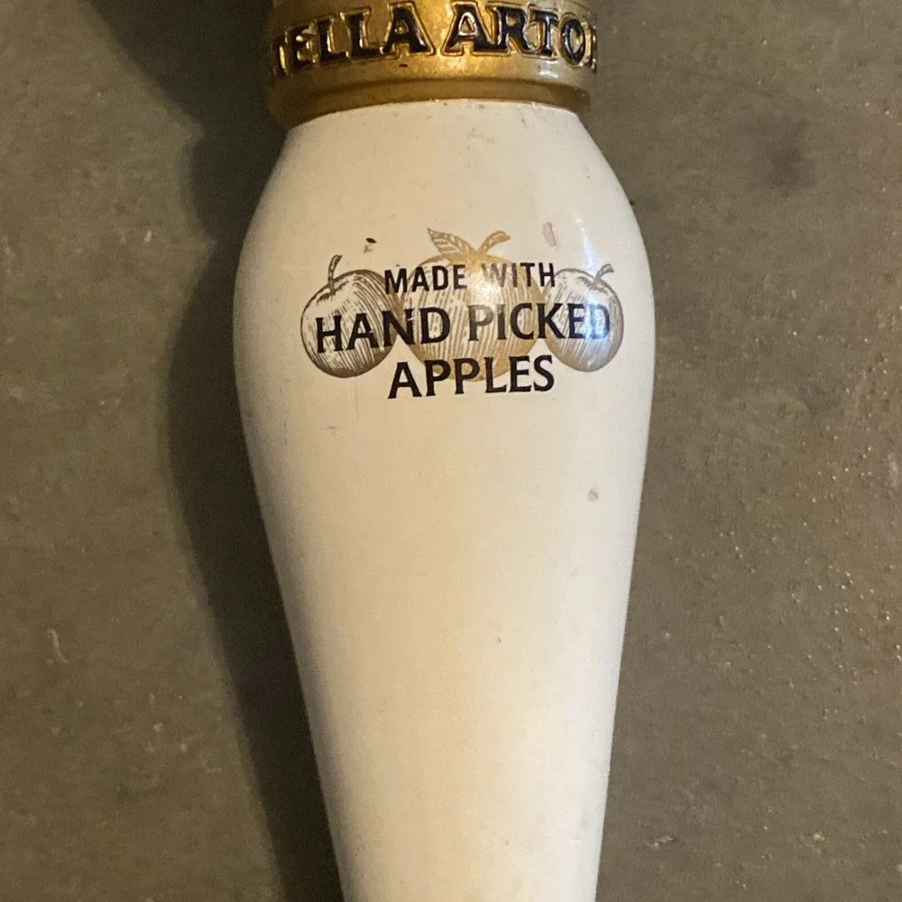 Stella Artois CIDRE Beer Tap Keg Handle -Anno 1366- Made With Hand Picked Apples